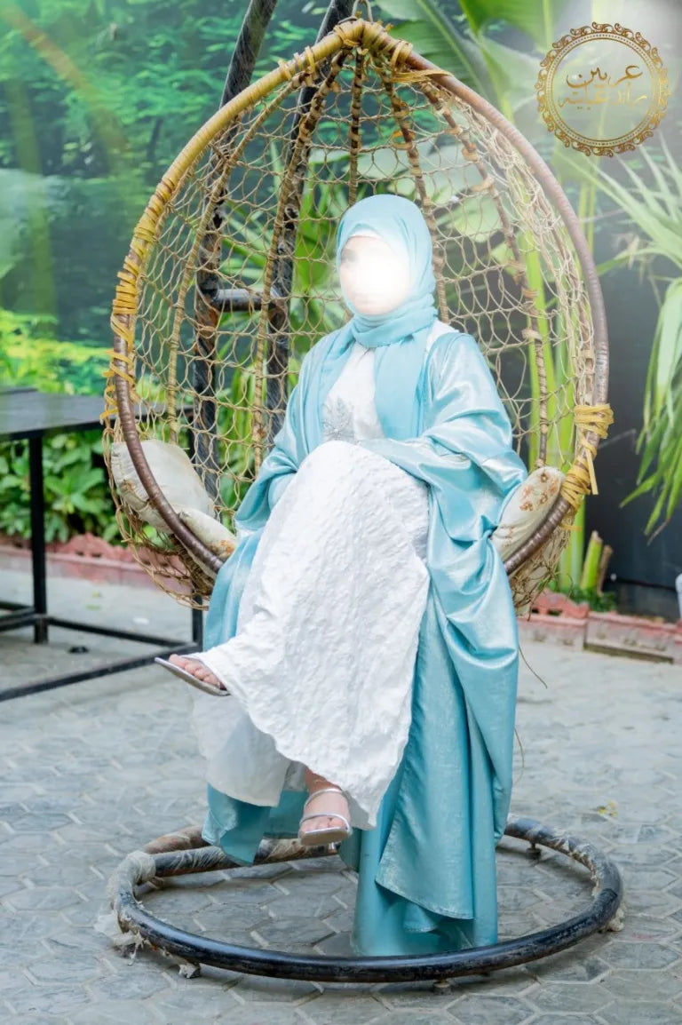 Noor Al-Bahar Arabian Bride Abaya by Uroosa Vayani