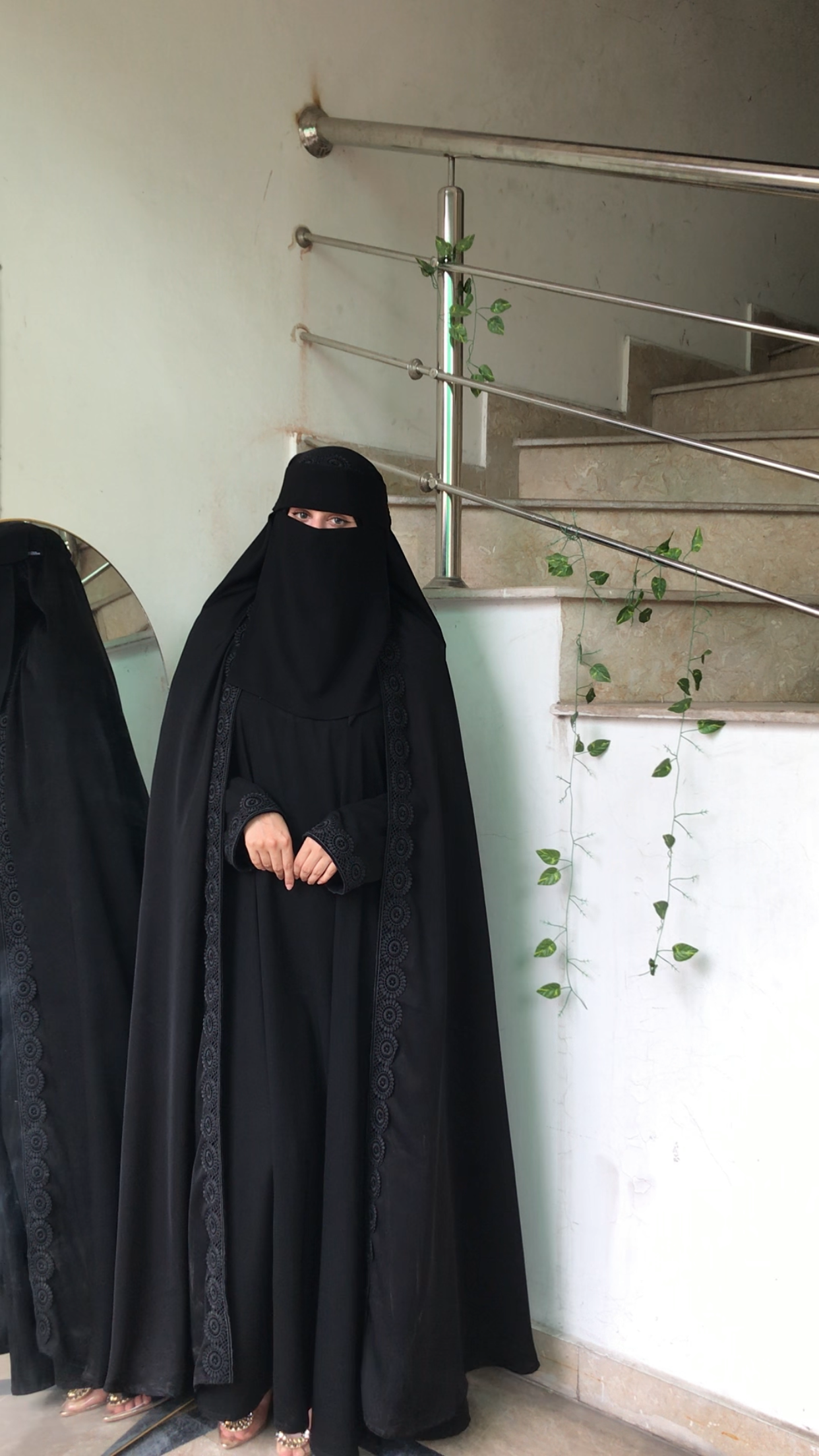 Noor Al-Haya Arabian Bride Abaya by Uroosa Vayani