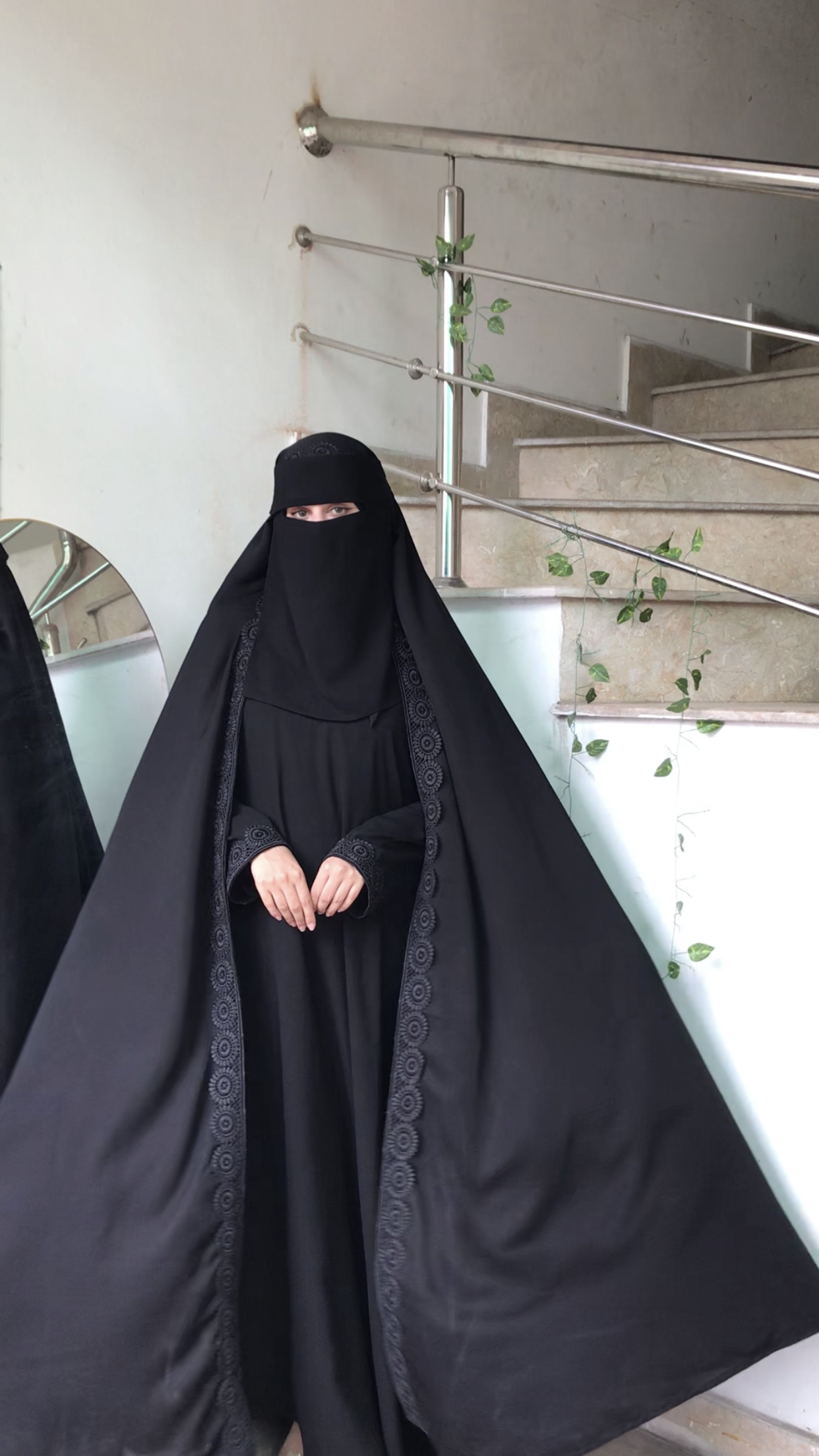 Noor Al-Haya Arabian Bride Abaya by Uroosa Vayani