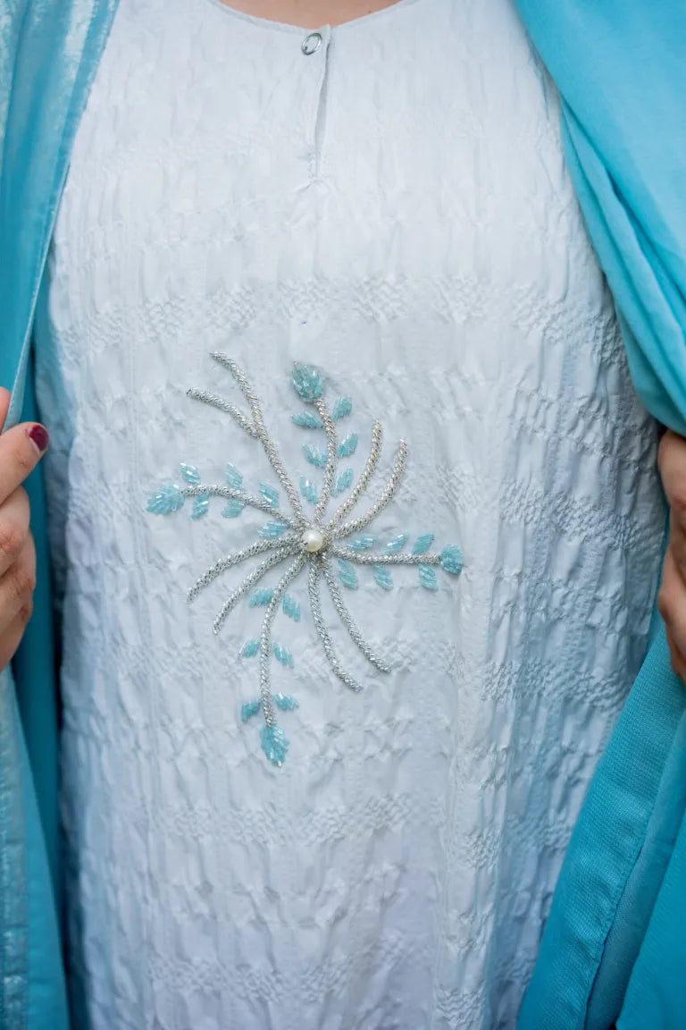 Noor Al-Bahar Arabian Bride Abaya by Uroosa Vayani