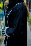 Bareeq Al-Aroos Handmade Bridal Abaya by Uroosa Vayani