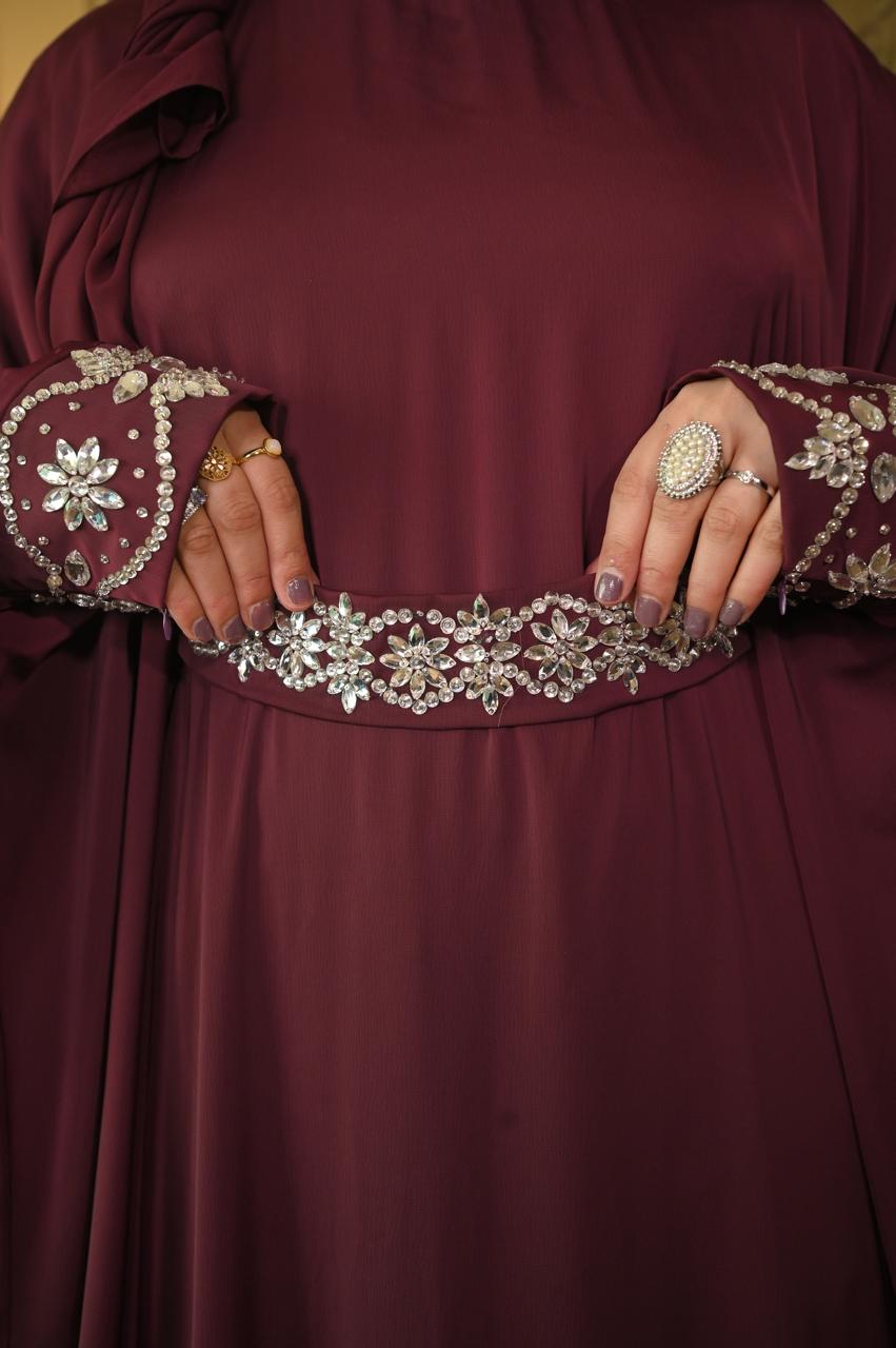 Luxury Abaya both